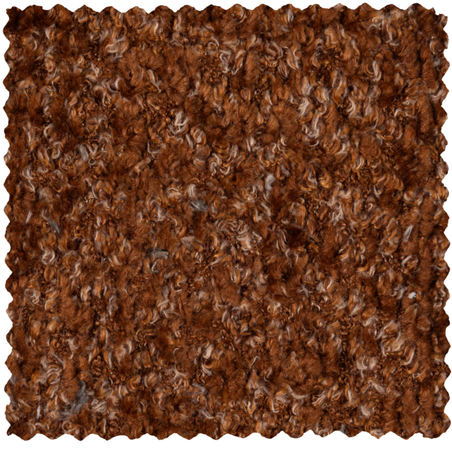 Woood Mojo Draaifauteuil Wollig Roestbruin