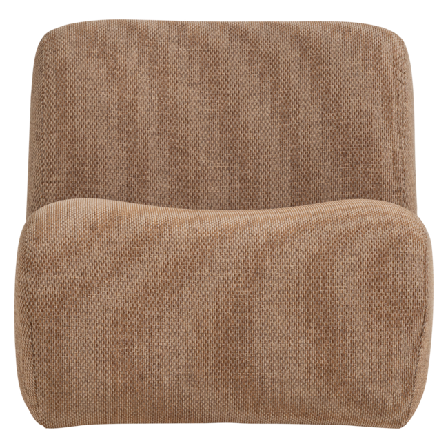 Woood Nomu Fauteuil Grove Chenille Lichtbruin [fsc]