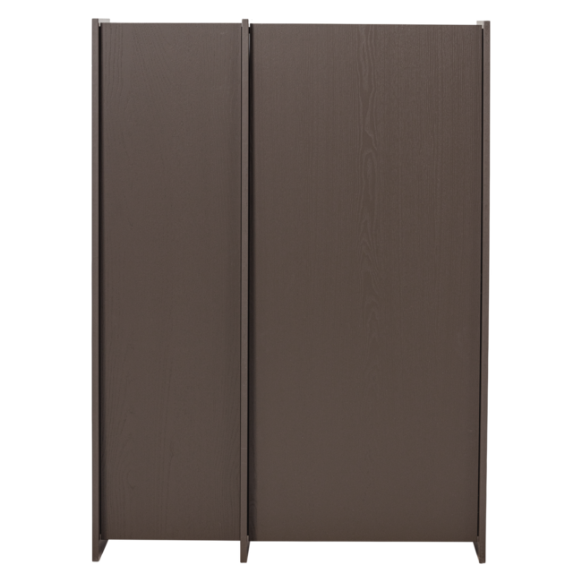 Woood Brock 2-Deurs Kast Essen Fineer Middenbruin [fsc]