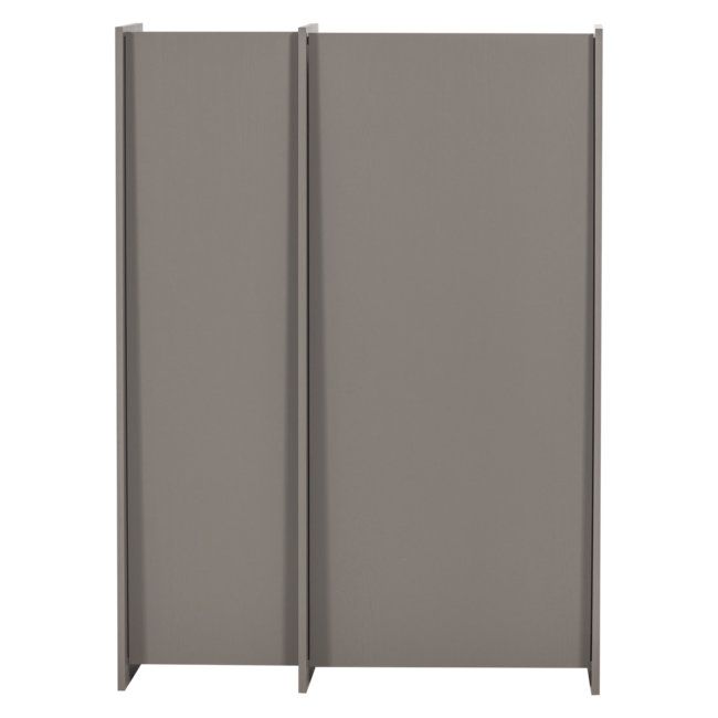 Woood Brock 2-Deurs Kast Essen Fineer Warmgrijs [fsc]