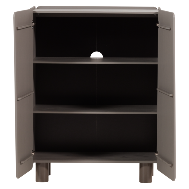 Woood Root 2-Deurs Kast Grenen Truffel Bruin [fsc]