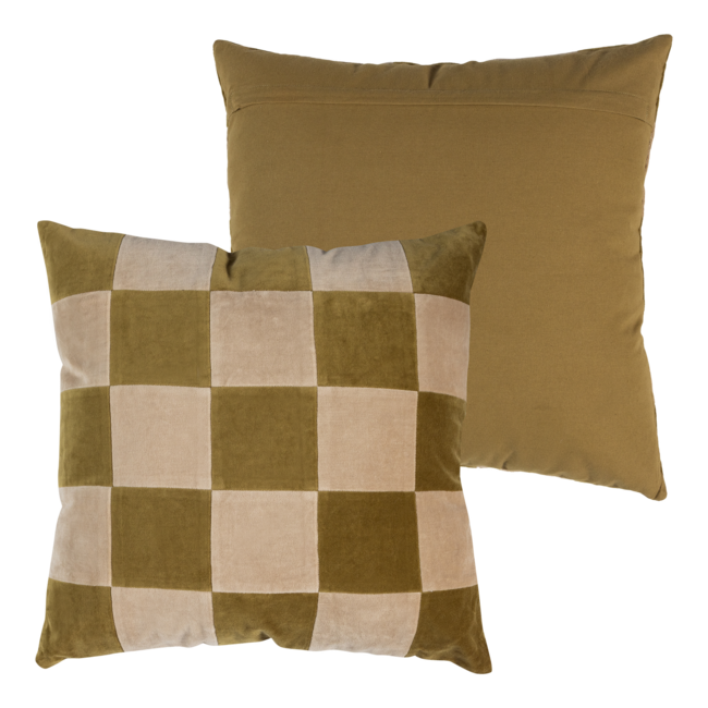 Woood Vola Kussens Groen/Oranje - Set Van 4