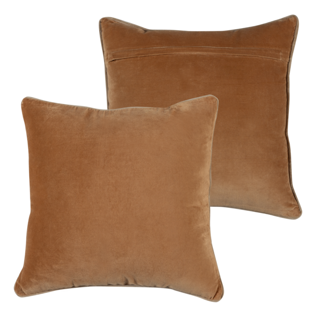 Woood Vola Kussens Groen/Oranje - Set Van 4