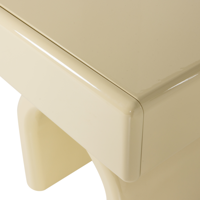 Woood Zorel Ladekast/Nachtkastje Hout Hoogglans Zachtgroen [fsc]