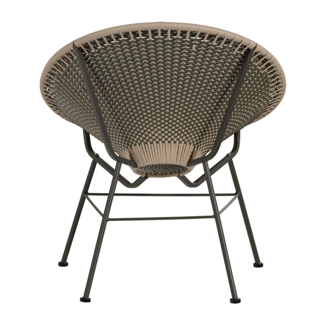 Woood Kazoun Tuin Loungestoel Wicker Groen