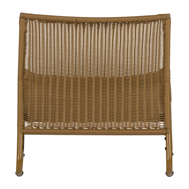 Woood West Tuin Loungestoel Honinggeel