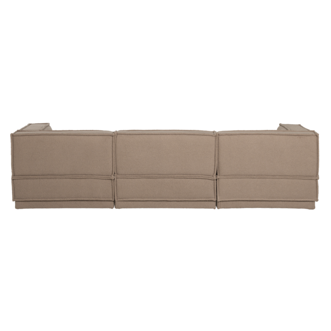 Woood Manu Chaise Longue Bank Links Teddy Taupe [fsc]