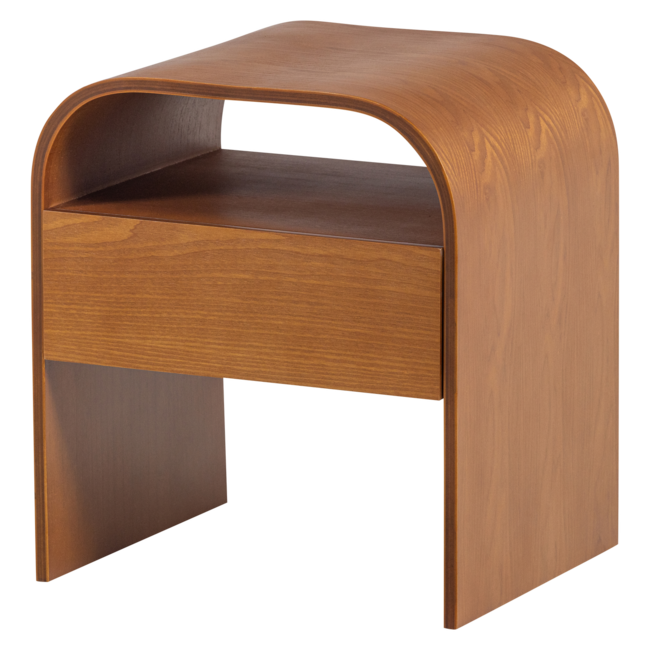 Woood Momo Nachtkastje/Bijzettafel Hout Bruin [fsc]