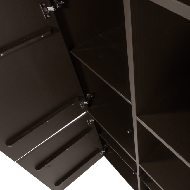 Woood Meggy Opbergkast Links 108 Cm Grenen Middenbruin [fsc]