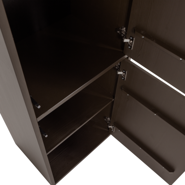 Woood Meggy Smalle Opbergkast 55 Cm Grenen Middenbruin [fsc]