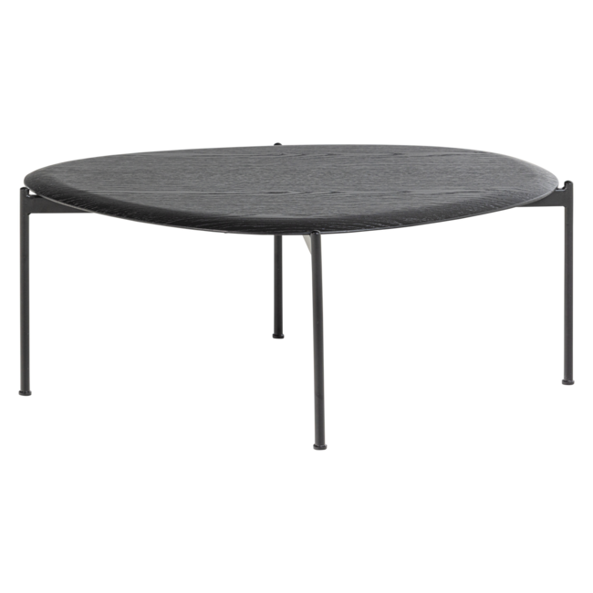 Woood Kota Salontafel 36x92x68 Cm Mdf/Fineer Zwart