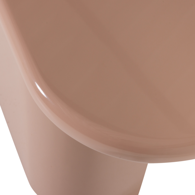 Woood Nocta Sidetable Hout Hoogglans Lichtroze [fsc]