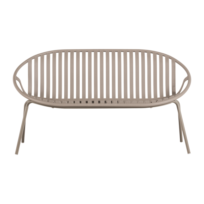 Woood Bruce Tuin 2-Zits Bankje Pp/Metaal Zand