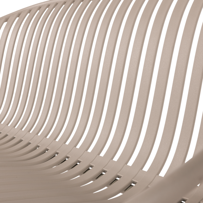 Woood Bruce Tuin 2-Zits Bankje Pp/Metaal Zand