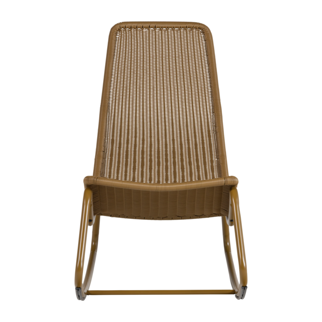 Woood Tom Tuin Schommelstoel Honinggeel