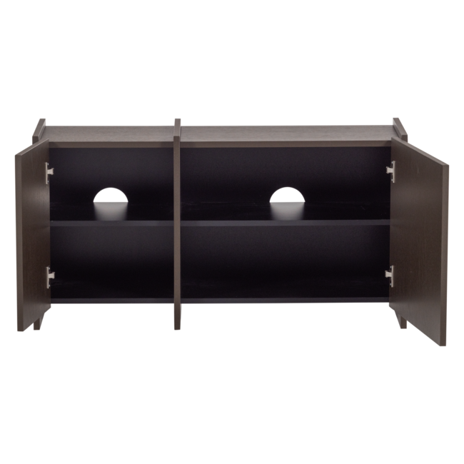 Woood Brock Tv Meubel 102 Cm Essen Fineer Middenbruin [fsc]