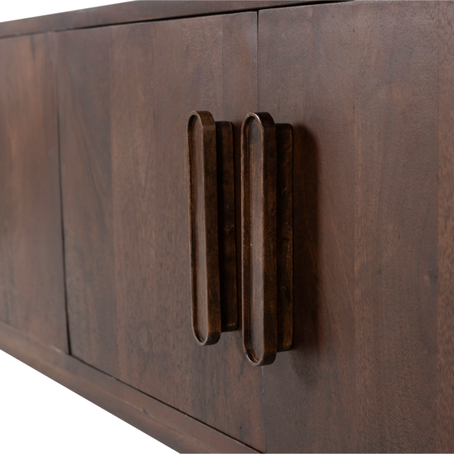 Woood Liya Tv Meubel 150 Cm Mangohout Donkerbruin