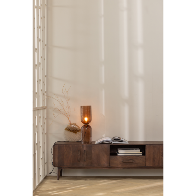 Woood Liya Tv Meubel 200 Cm Mangohout Donkerbruin