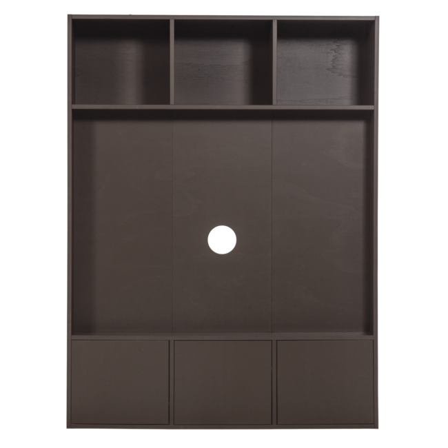 Woood Meggy Tv Opbergkast 160 Cm Grenen Middenbruin [fsc]