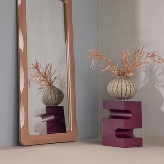 Woood Norea Passpiegel 180x80 Cm Hout Hoogglans Oudroze [fsc]