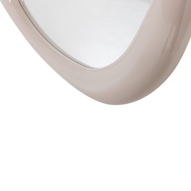 Woood Norea Spiegel 90x90 Cm Hout Hoogglans Zand [fsc]