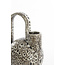 Light en Living Vaas deco 16x15,5x26 cm SERRES keramiek creme +  zwart