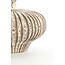 Light en Living Vaas deco 31x29,5x25,5 cm NEVANO mat donkerbruin + creme