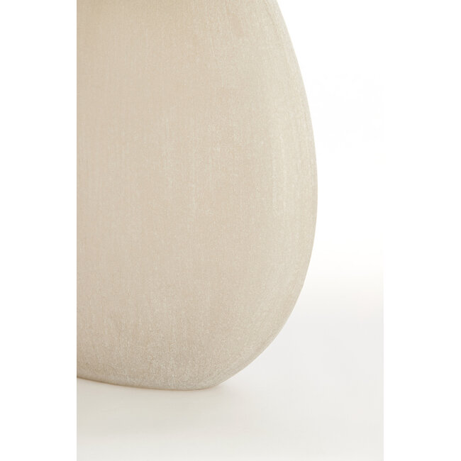 Light en Living Vaas 43x16x43 cm SANTINO glas mat lichtbruin