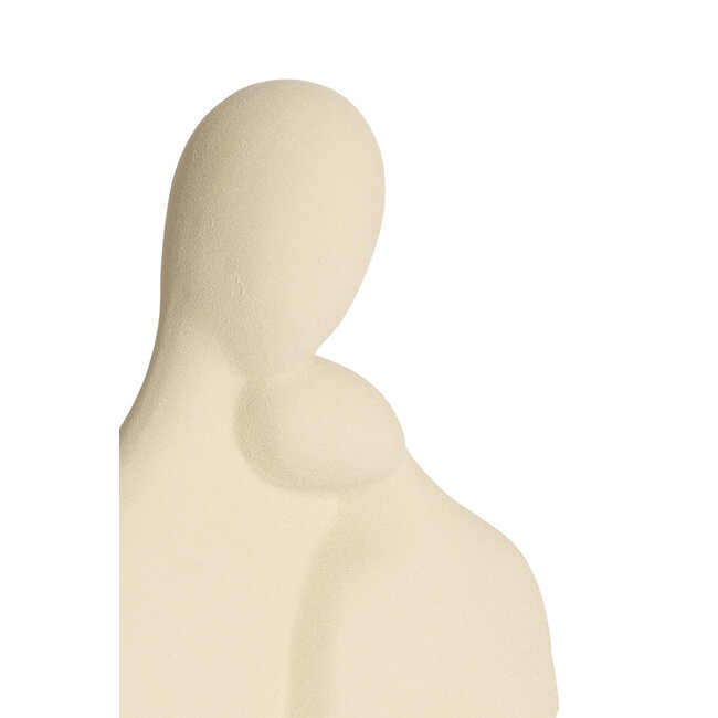 Light en Living Ornament 24x9x24 cm SOLINE keramiek mat creme