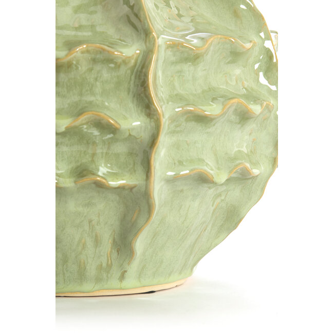 Light en Living Vaas deco  Ø30x28 cm LOSETO keramiek groen