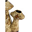 Light en Living Vaas deco 33,5x28,35x40,5 cm Paddestoel Keramiek donkerbruin + creme