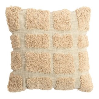 Light en Living Kussen 45x45 cm FASANO lichtroze + crème