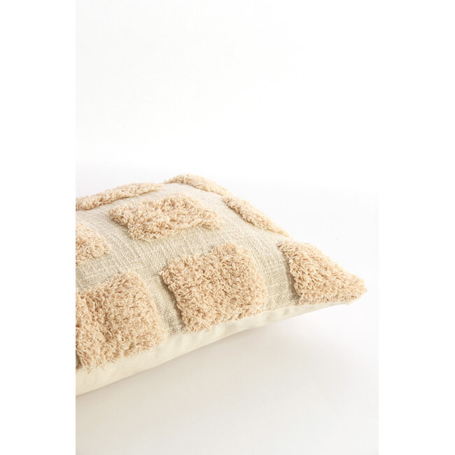 Light en Living Kussen 60x30 cm FASANO lichtroze + crème