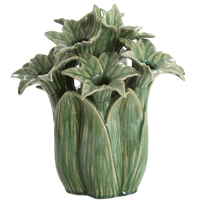 Light en Living Vaas deco Ø26,5x28 cm SAMPAGA Keramiek blauw - groen