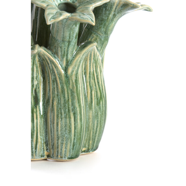 Light en Living Vaas deco Ø26,5x28 cm SAMPAGA Keramiek blauw - groen