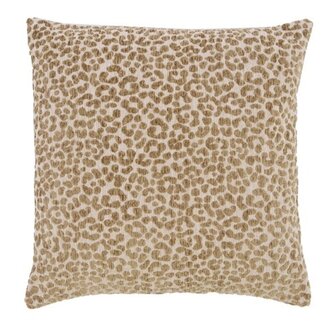 Light en Living Kussen 45x45 cm SAFFORD zand + olijfgroen