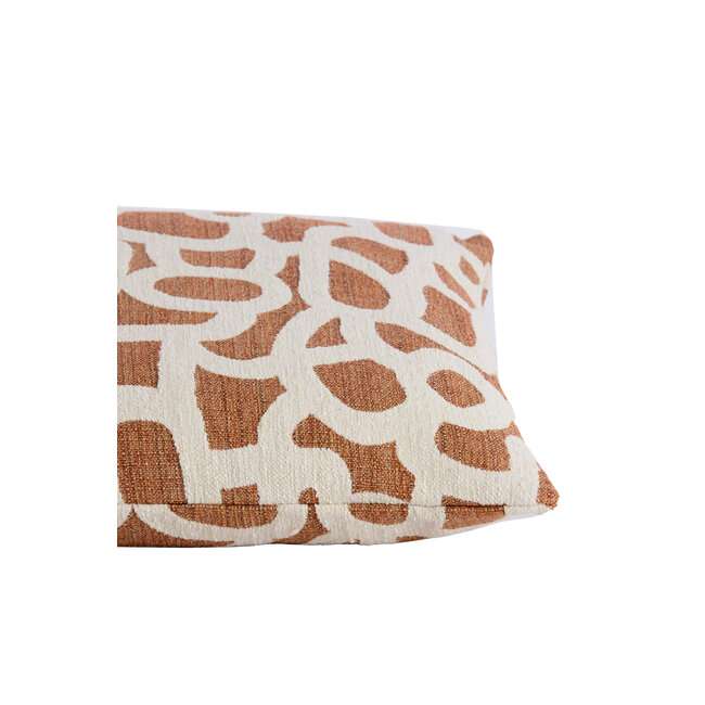 Light en Living Kussen 45x45 cm ALPENA terra+beige