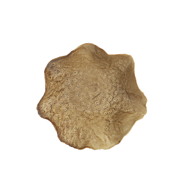 Light en Living Schaal 34x31x11 cm BANDA keramiek bruin