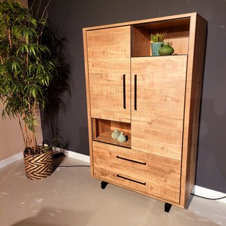 WoonMax Opbergkast Westport Lamulux Mango - 110 cm breed