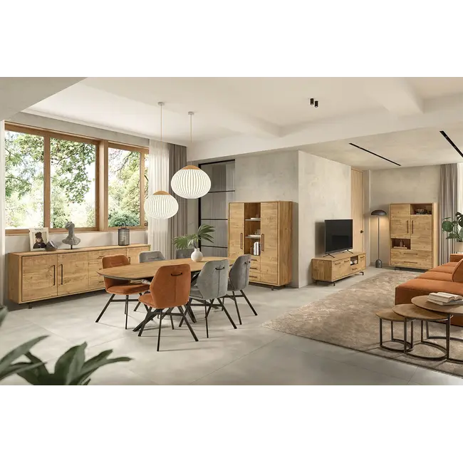 WoonMax Opbergkast Westport Lamulux Mango - 110 cm breed