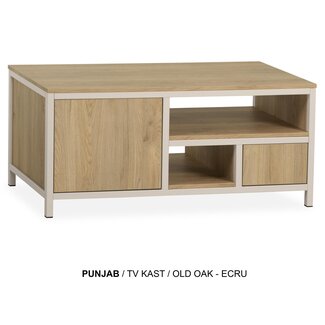 WoonMax Tv kast Punjab klein 106 cm - diverse kleurcombinaties