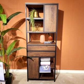 WoonMax Wandkast Punjab medium 80 cm - diverse kleurcombinaties