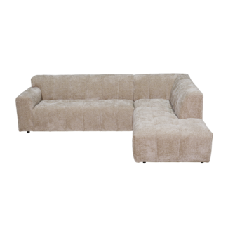 Tower Living Austin 2.5 zits + Ottoman Rechts - Haga 30 beige