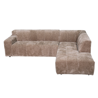 Tower Living Austin 2.5 zits + Ottoman Rechts - Haga 39 cappuccino