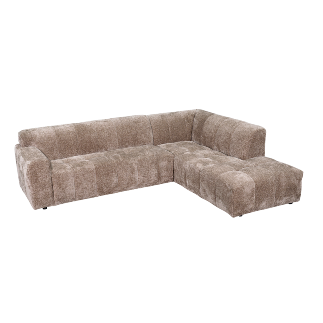 Tower Living Austin 2.5 zits + Ottoman Rechts - Haga 39 cappuccino