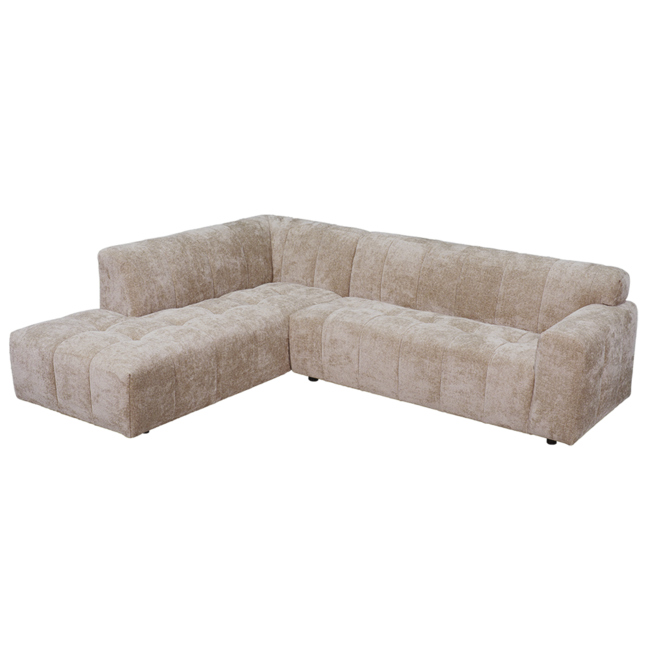Tower Living Austin 2.5 zits + Ottoman Links - Haga 30 beige