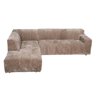 Tower Living Austin 2.5 zits + Ottoman Links - Haga 39 cappuccino