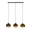 WoonStijl Hanglamp Bubble Shaded 3-licht Goud