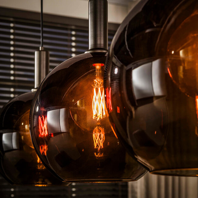 WoonStijl Hanglamp Sfera Tricolore 3-lichts Artic zwart