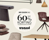 Woood Mid Season Sale | Tot 60% Korting op Meubels | De Woon Winkel